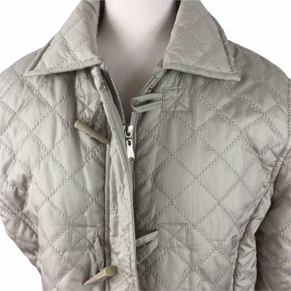 Momentum Outfitters Lightweight Tan Zip/Toggle Jacket, Medium - Picture 2 of 8